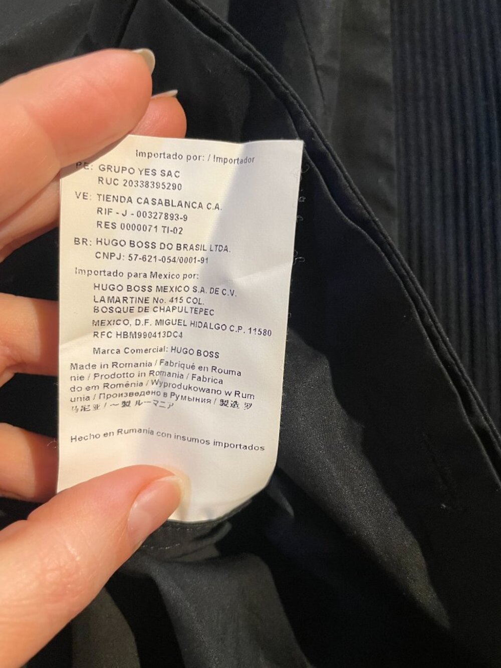 HUGO Boss 100% cotton Black Pleated Bib Shirt Blouse Size US 6 or XS or S - Picture 4 of 10